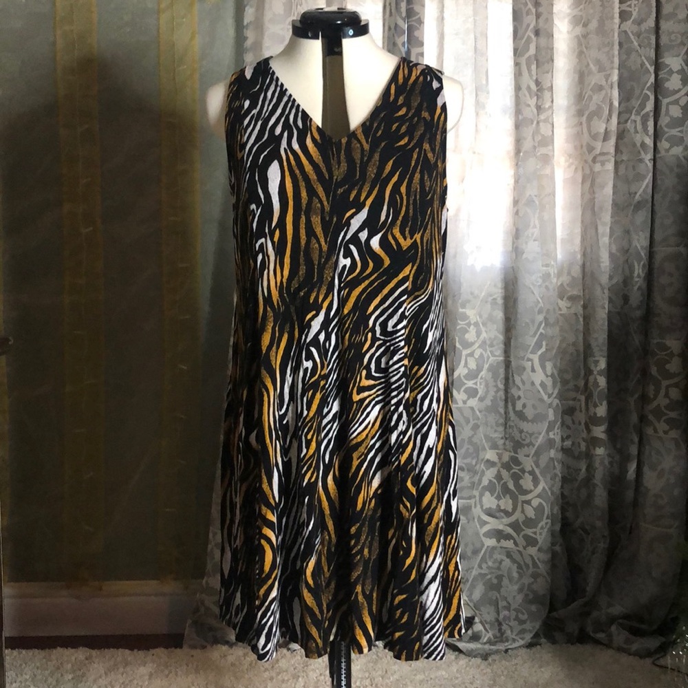 Tiger striped dress
